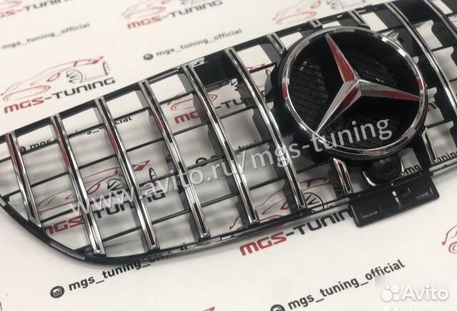 Решетка Mercedes GLE-Coupe c292 GT style хром