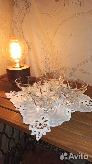 Креманки-шампаньки хрусталь France