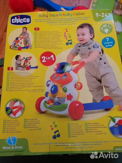 Игровой центр Ходунки chicco 2 в 1