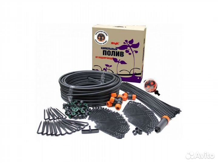 Капельный полив водопровод/емкость 30/60 растений