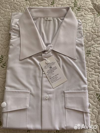 Рубашка мужская белая новая
