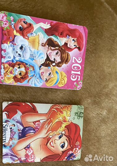 Календарики с мультиками Дисней, Русалочка