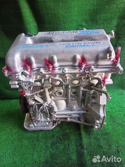 Двигатель SR20DE коллектор вверх