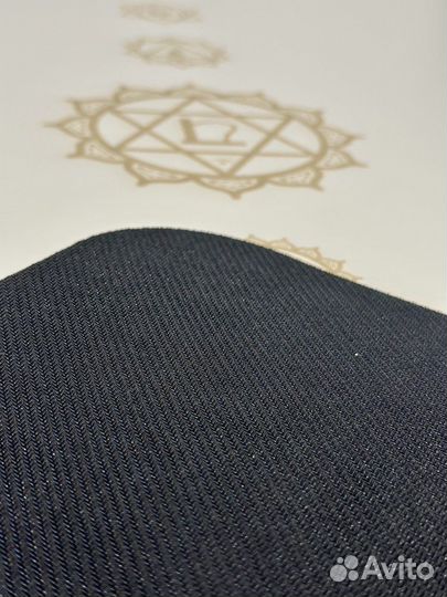 Коврик для йоги каучук белый