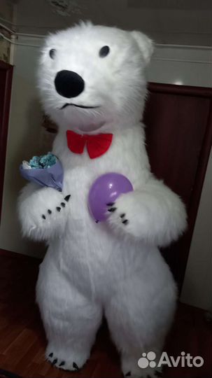 Белый мишка поздравление