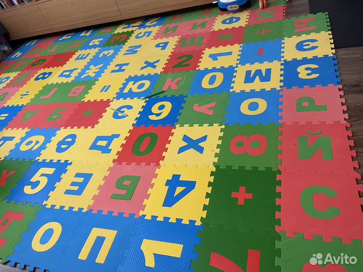 Коврик детский мягкий пазл