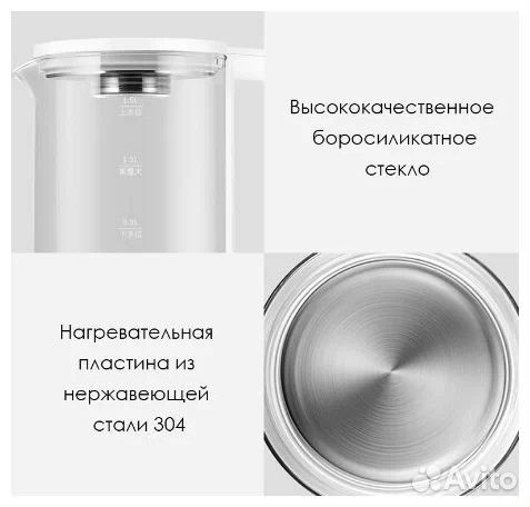 Электрический чайник термопот Mijia Intelligent Mu