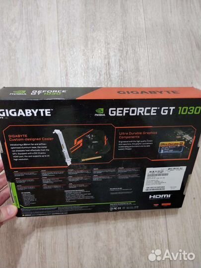 Коробка от видеокарты GT-1030 OC 2G Gigabyte