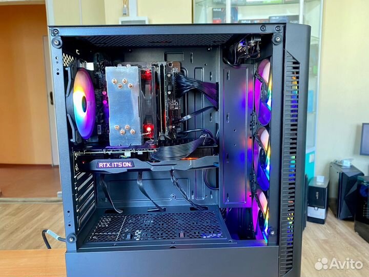 Мощный игровой пк core i5-10400f + RTX3060 12gb