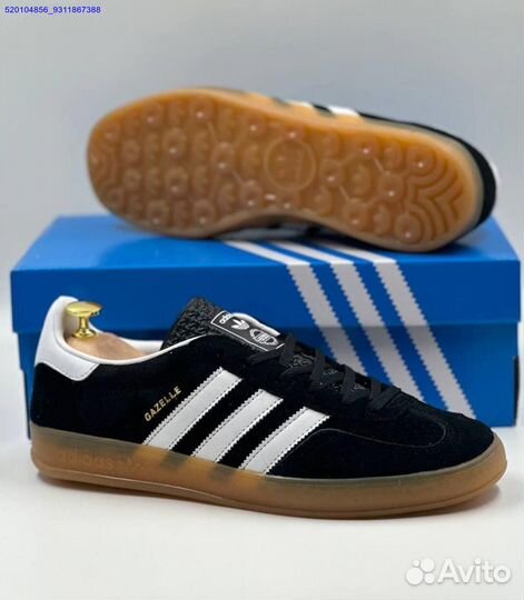 Кроссовки Adidas Gazelle Black (Арт.29543)