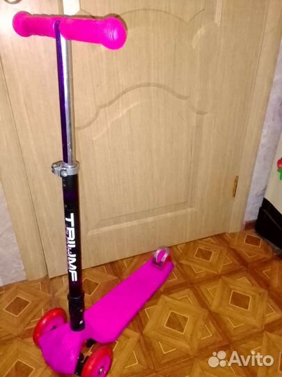 Самокат детский светящиеся колеса (до 60 кг)