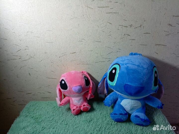 Стич и Ангел 35см