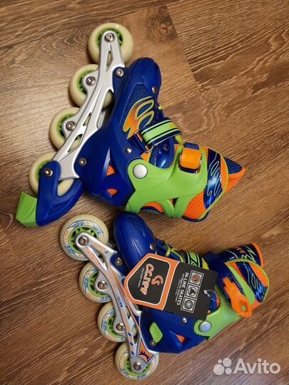 Новые детские роликовые коньки