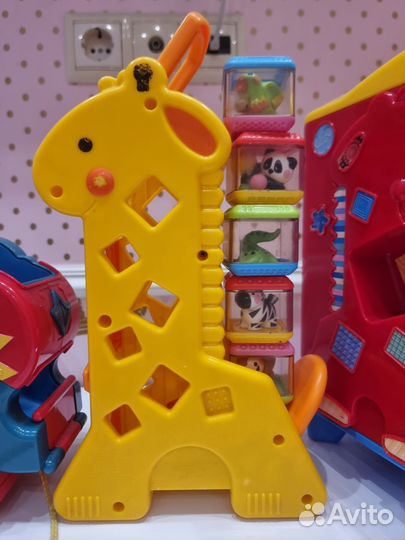 Игрушки фишер прайс с кубиками пакетом