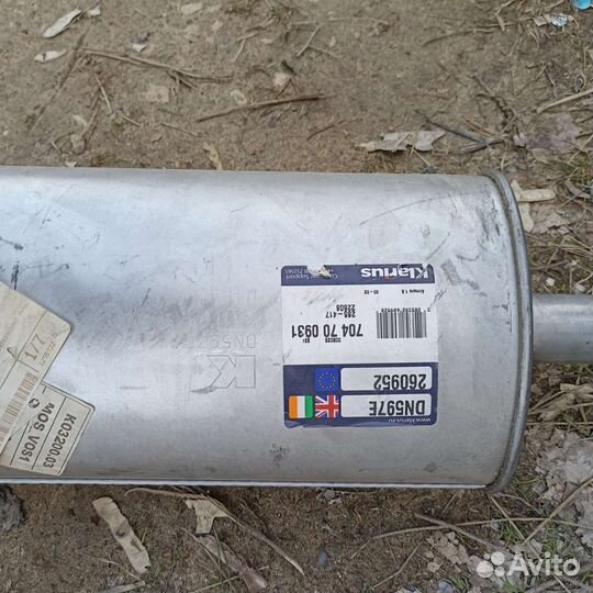 Глушитель средняя часть Almera N16