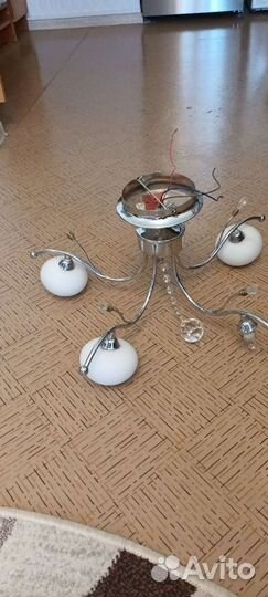Люстры потолочные б/у