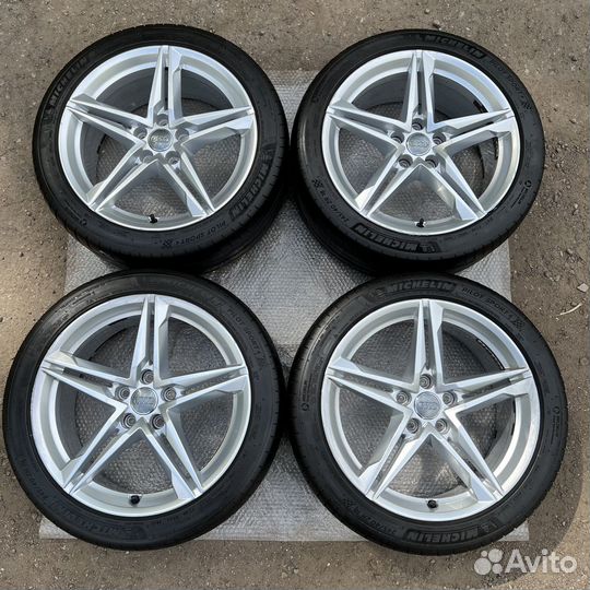 R18 диски Audi A4 S4 B9 5 Double Spoke Star S-line