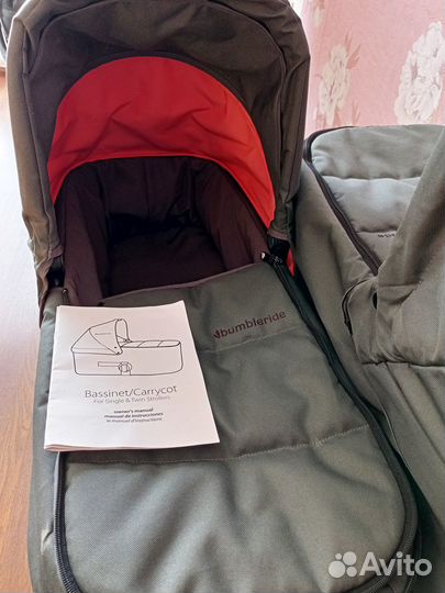 Люльки Bumbleride Indie Twin Dawn Grey