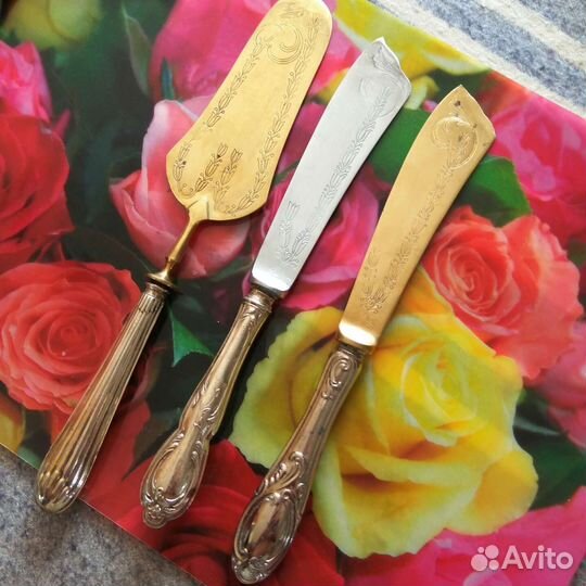 Лопата, ножи для торта. Италия, 30-е годы, 800 пр