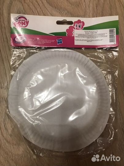 My Little pony набор новый тарелочки 6 шт
