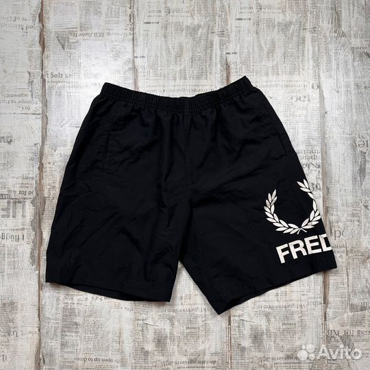 Спортивные шорты Fred Perry, оригинал, биг лого