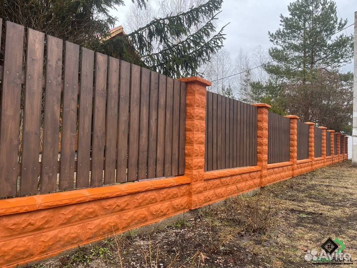 Заборы под ключ / Ворота из профнастила