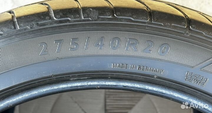 Dunlop SP Sport Maxx 275/40 R20