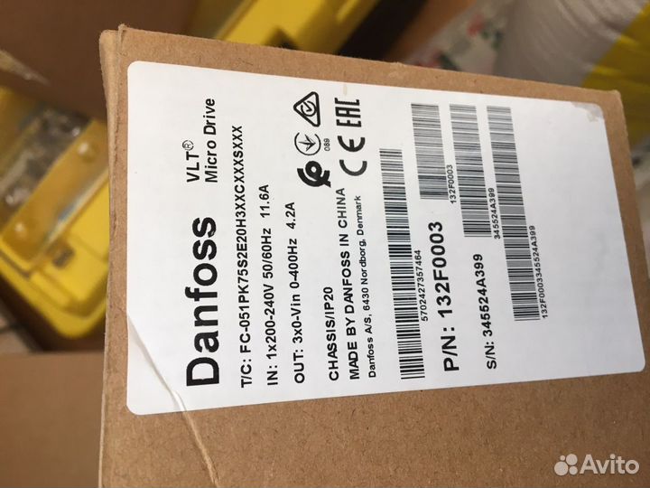 Частотный преобразователь 0,75 кВт 220