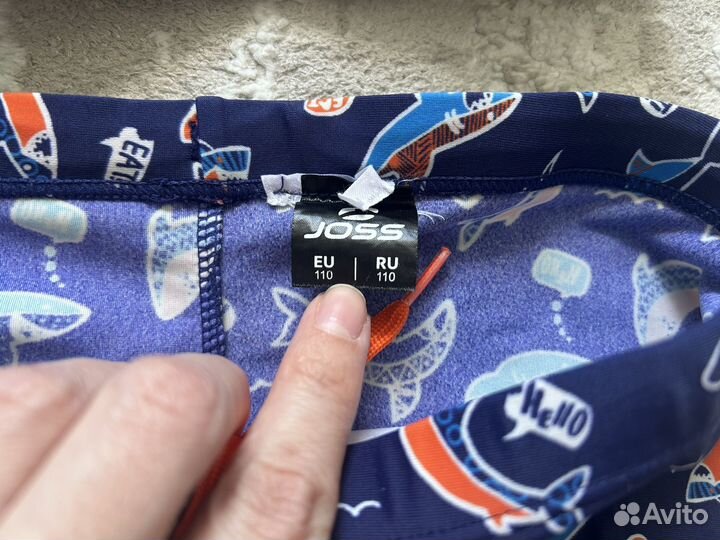 Шапочка для плавания, плавки и очки joss