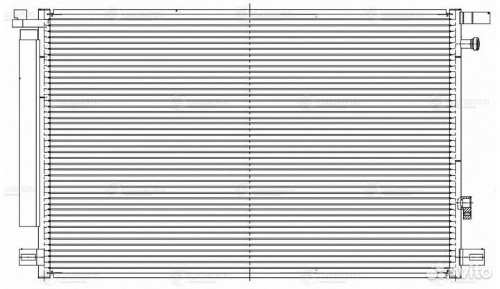 Радиатор toyota camry 18- MT/AT кондиционера