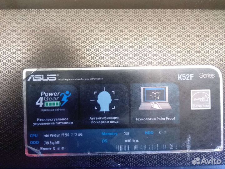 Ноутбук Asus k52f на запчасти