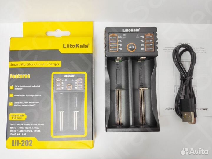 Зарядное устройство LiitoKala Lii-202 Lii-100