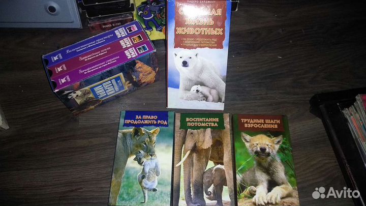Коллекция лицензия VHS о животных+мультфильмы