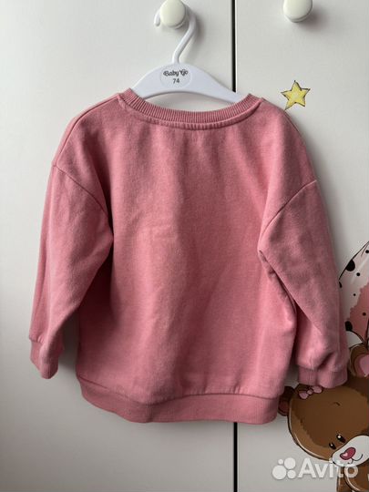 Толстовка hm для девочки 98-104