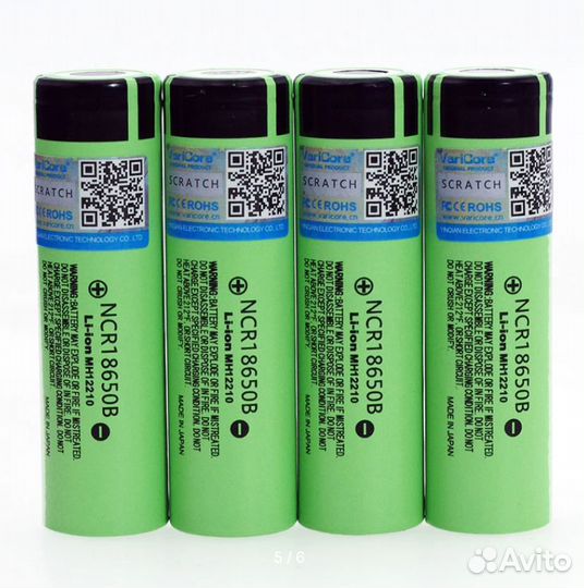 Аккумуляторы 18650 3400 мАч Оригинал