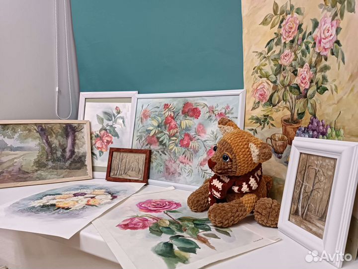 Картины и портреты на заказ. Акварель и графика