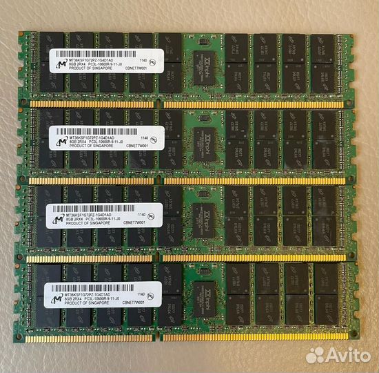Серверная память 8gb DDR3 ECC REG (б/у)