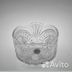 Хрустальный салатник ба-1409 h-85 d-130