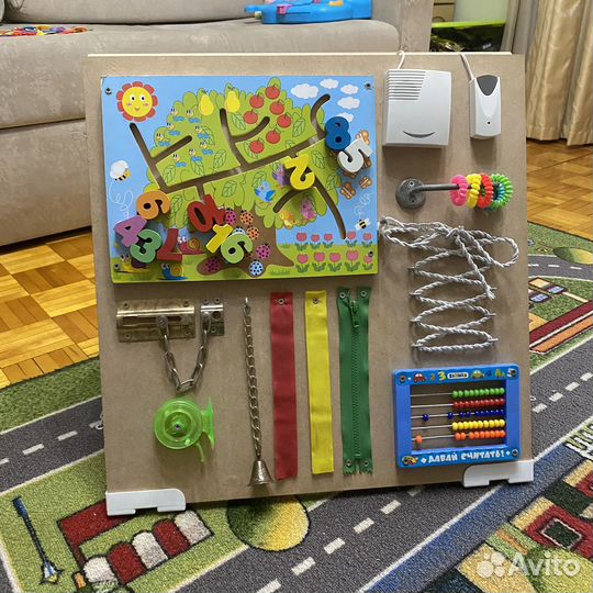 Бизиборд доска развивающий