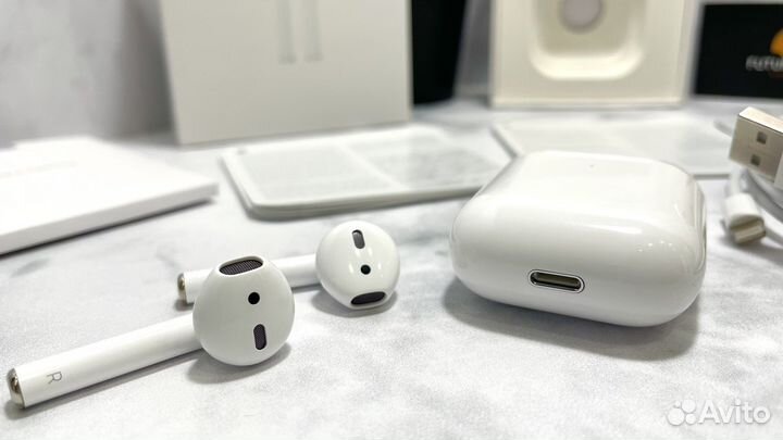Airpods 2 (гарантия+бесплатная доставка)