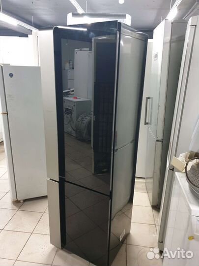 Холодильник бу Gorenje 1.80м Cтеклянный
