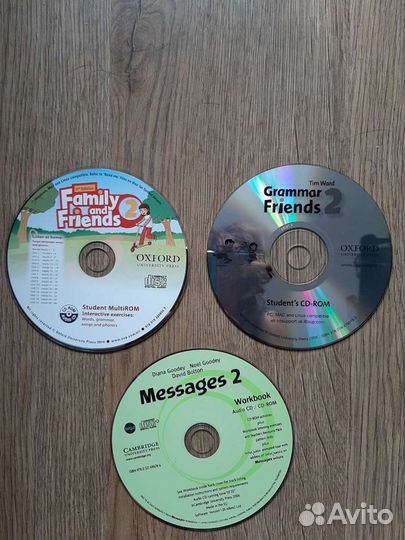 Учебники Prepare5,Мessages 2,сборник к огэ+ диски