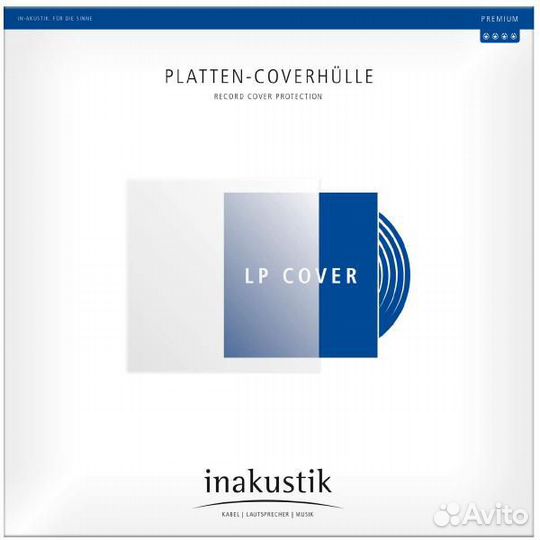 Inakustik Premium LP Cover Sleeves Record Slipcove