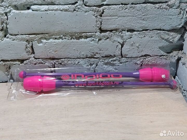 Булавы гимнастические Indigo 45 см