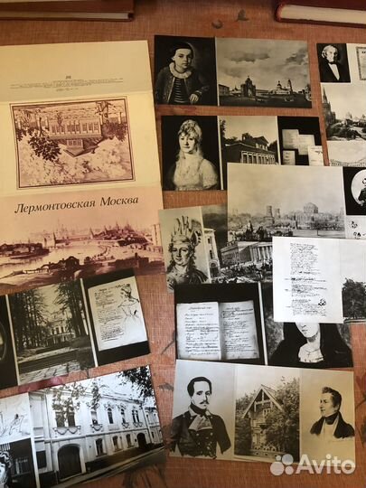 Набор открыток. Русские писатели
