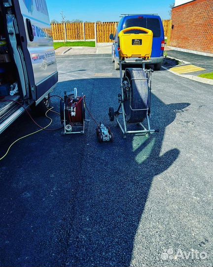 Устранение засоров канализации, прочистка труб