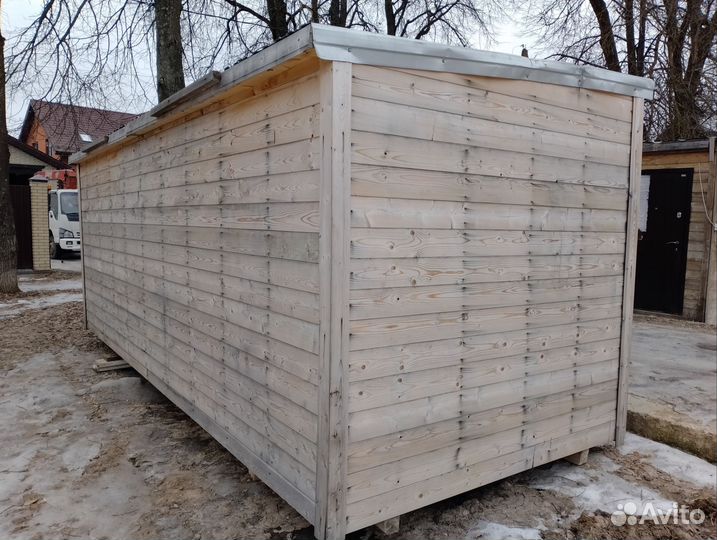 Бытовка вагончик деревянная