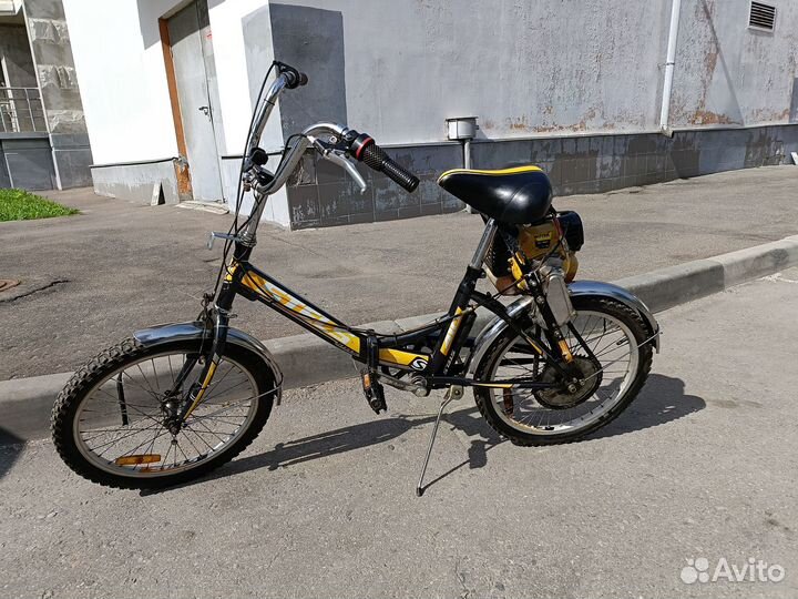 Складной мотовелосипед дырчик мопед Wagnerland