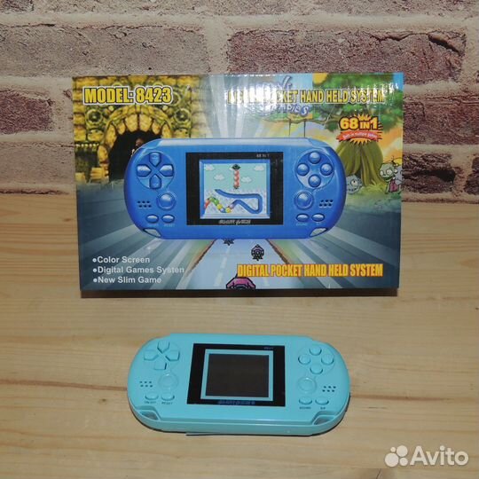 Карманная игровая приставка 68 встроенных игр