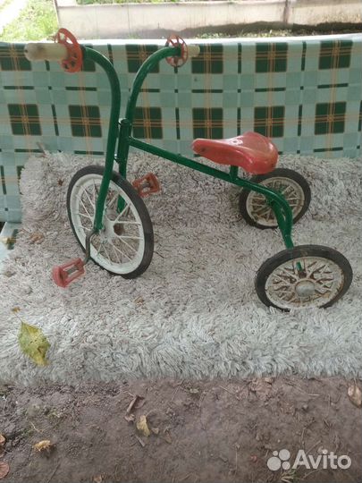Детский трехколесный велосипед бу СССР торг